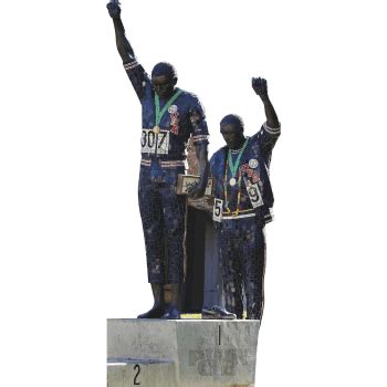 Sp13030 Black Power Salute 1968 Olympic Mexico Games Monument Cardboard Sp13030 Black Power Salute 1968 Olympic Mexico Games Monument Cardboard