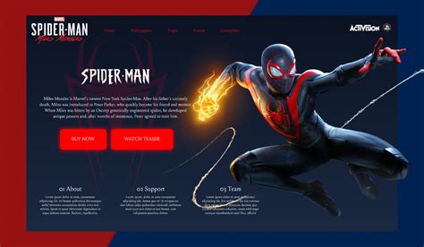 Spider Man Official Website