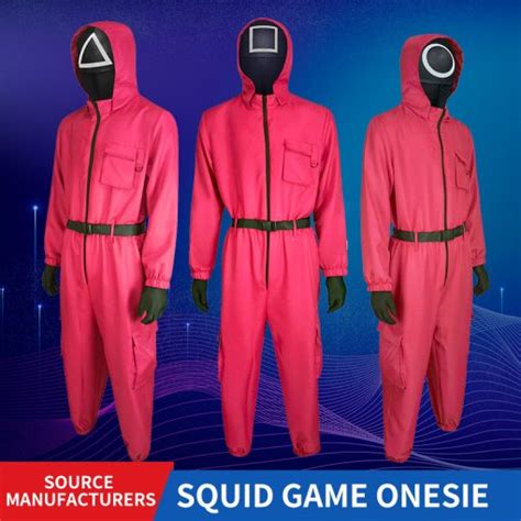 Squid Game Cosplay Costume Jumpsuit Boss Coat Mask Gloves Halloween Squid Game Cosplay Costume Jumpsuit Boss Coat Mask Gloves Halloween