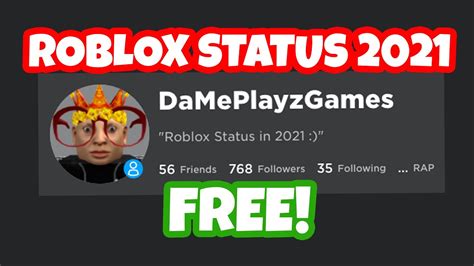 5 Roblox Status Tips