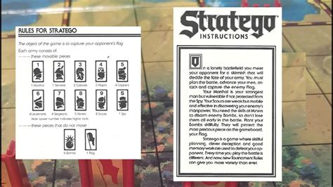 Stratego Game Directions