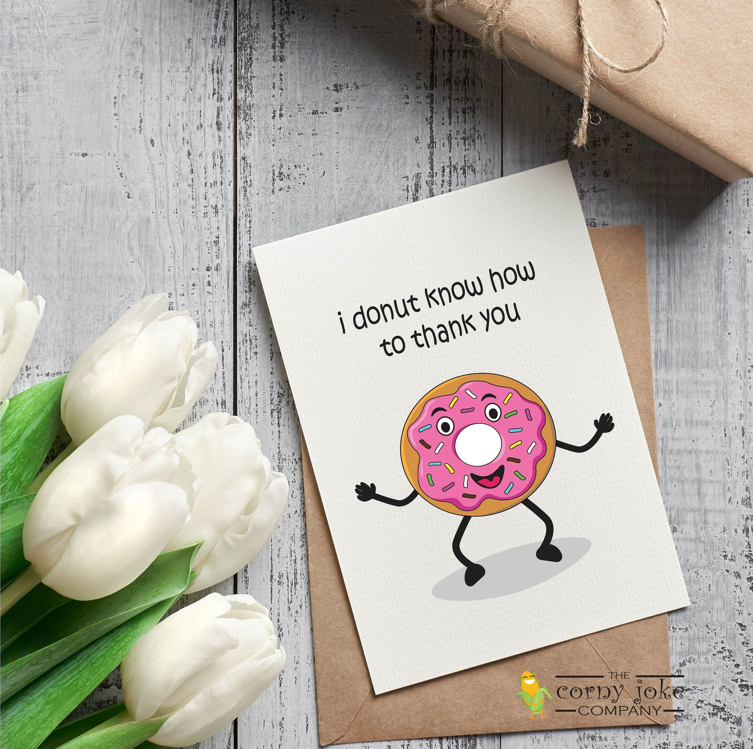 Thank You Card With Funny Pun Thank You For Putting Up With My Ass Donkey Greeting Card To Show Appreciation Show Gratitude Card Etsy