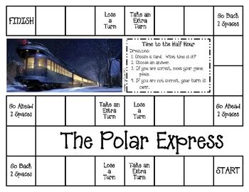 The Polar Express Game By Kathy Law Tpt The Polar Express Game By Kathy Law Tpt