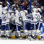 Toronto Maple Leafs Win First N H L Playoff Series In 19 Years The Toronto Maple Leafs Win First N H L Playoff Series In 19 Years The