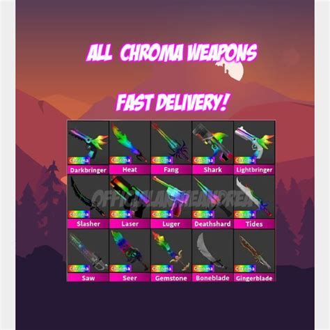 Weapon Mm2 Chroma Weapons Game Items Gameflip Weapon Mm2 Chroma Weapons Game Items Gameflip