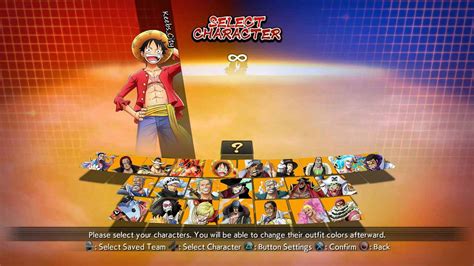What Would Your Perfect One Piece Game Roster Be Onepiece What Would Your Perfect One Piece Game Roster Be Onepiece