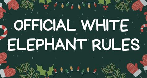 White Elephant Exchange Rules Printable Printable Free Templates White Elephant Exchange Rules Printable Printable Free Templates
