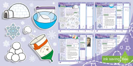 Winter Themed Games On The Go Ages 3 5 Profesor Hizo Winter Themed Games On The Go Ages 3 5 Profesor Hizo