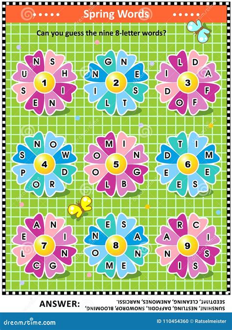 Word Flower Game Fun Word Flower Game Fun